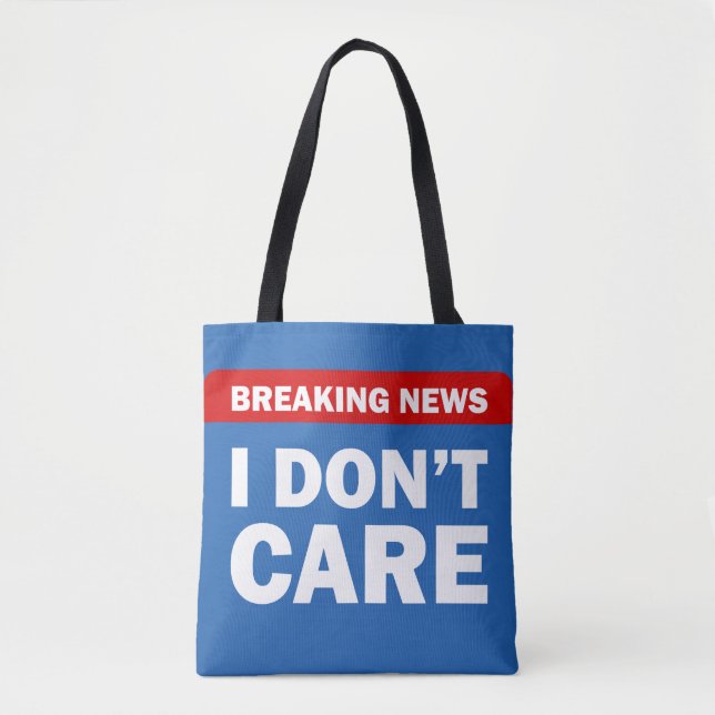 Tote Bag Breaking News (Devant)