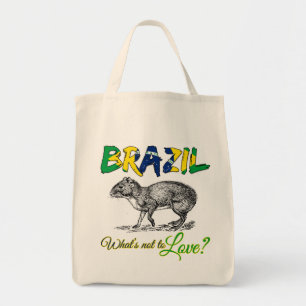 Tote Bag Brésil - Ce qui ne va pas aimer Brasil Citation