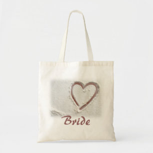 Tote Bag Bride Beach Heart of Sand