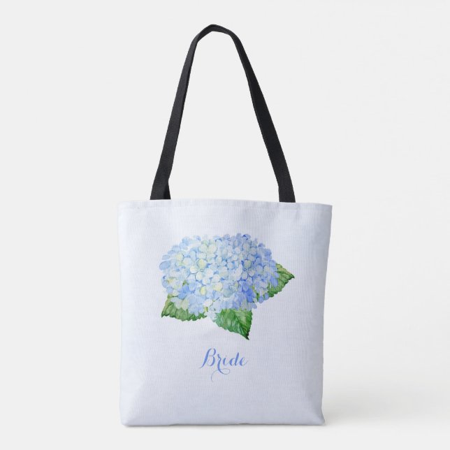 Tote Bag Bride Blue Hydrangea (Dos)