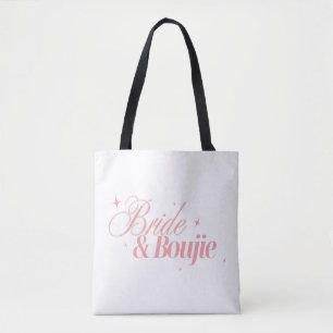 Tote Bag Bride & Boujie Design   Bachelorette Fille à Paill
