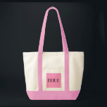 Tote Bag Bride Fourre-tout<br><div class="desc">Sac fourre-tout indiqué dans Natural/Pink with Bride text. com. com.</div>