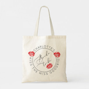 Tote Bag Bride Tribe Rouge Baisers baisez les Miss Adieu