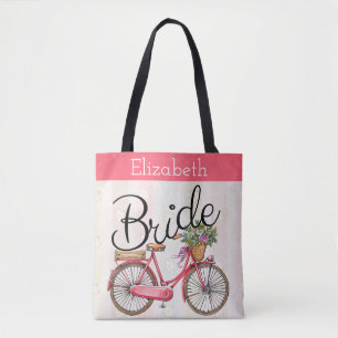 Tote Bag Bride vélo personnalisée
