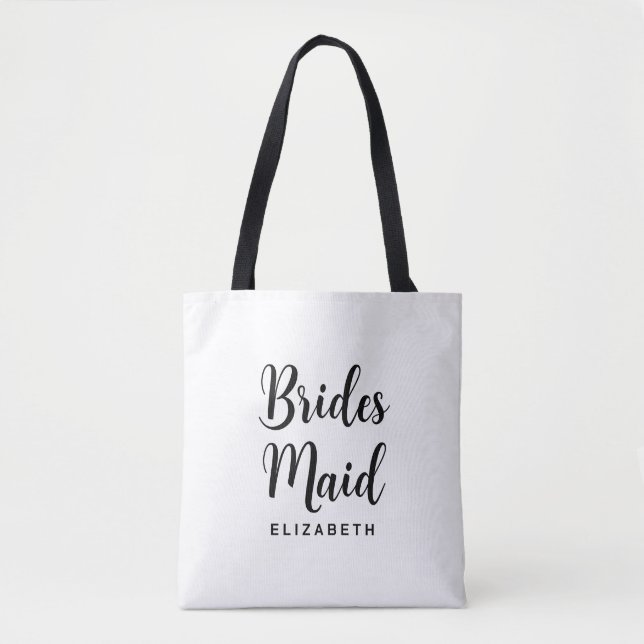 Tote Bag Bridesmaid Bachelorette Modèle femmes Moderne (Devant)