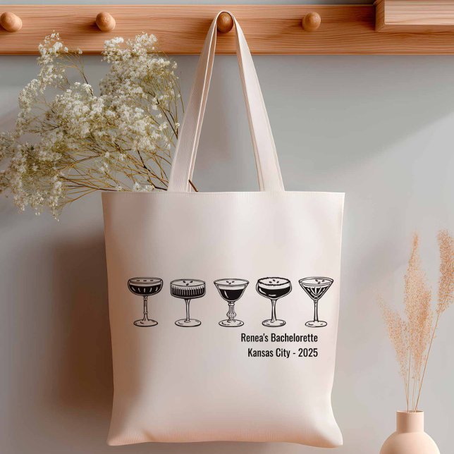 Tote Bag Bridesmaid Espresso Martini Bachelorette  (Créateur téléchargé)
