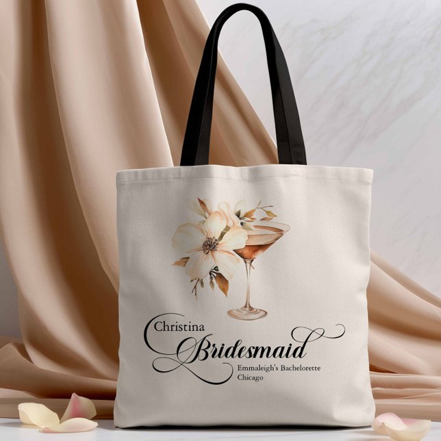 Tote Bag Bridesmaid Espresso Martini Bachelorette (Espresso Martini Tote Bag)