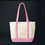 Tote Bag Bridesmaid Fourre-tout<br><div class="desc">Sac fourre-tout en rose/naturel avec texte; Bridesmaid. Customisez cet objet ou achetez tel quel.</div>