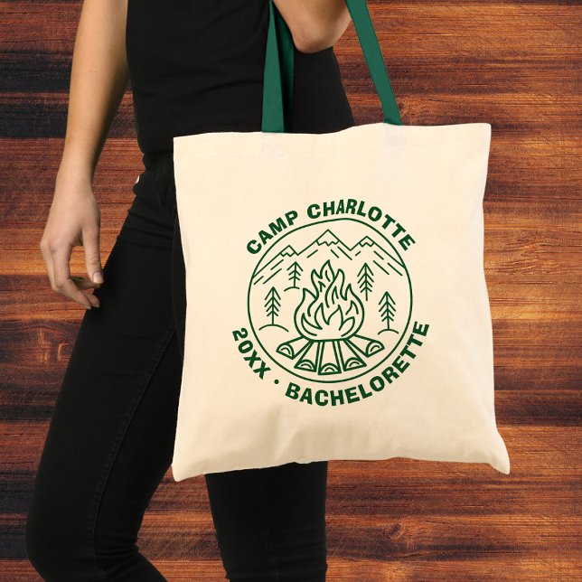 Tote Bag Bridesmaiers Custom Camp Bachelorette (Bridesmaids Custom Camp Bachelorette Tote Bag
)