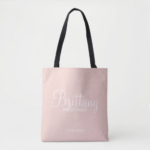 Tote Bag Bridesmaitres modernes personnalisées