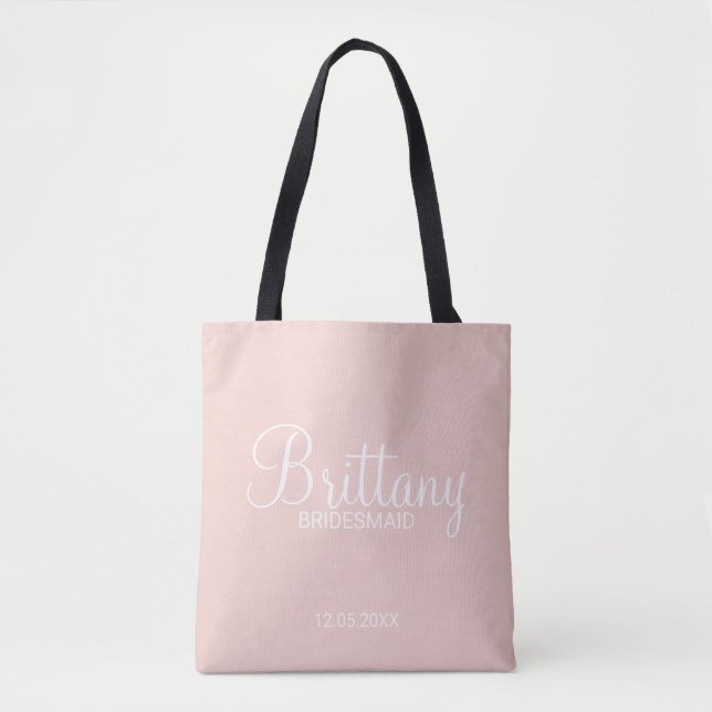 Tote Bag Bridesmaitres modernes personnalisées (Devant)