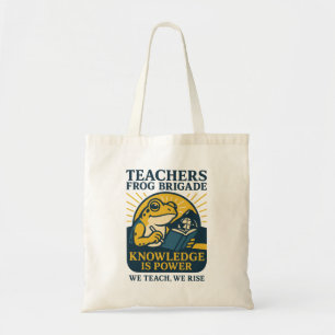 Tote Bag Brigade de grenouilles des enseignants - La connai