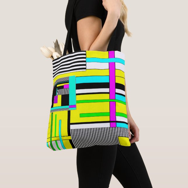 Tote Bag Bright abstract (De près)