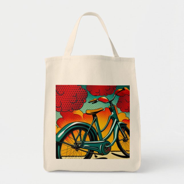 Tote Bag Brillance vélo (Devant)