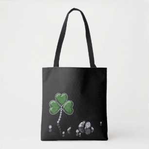 Tote Bag Brilliant Happy St. Patrick's Day Diamonds