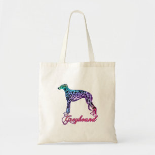 Tote Bag Brindle coloré Greyhound
