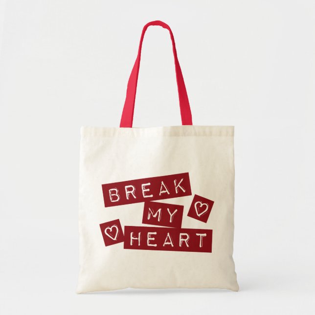 Tote Bag Briser mon coeur (Devant)