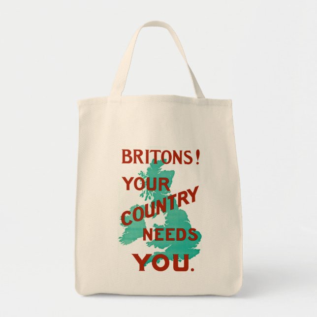 Tote Bag Britanniques ! Votre pays a besoin de vous (Devant)