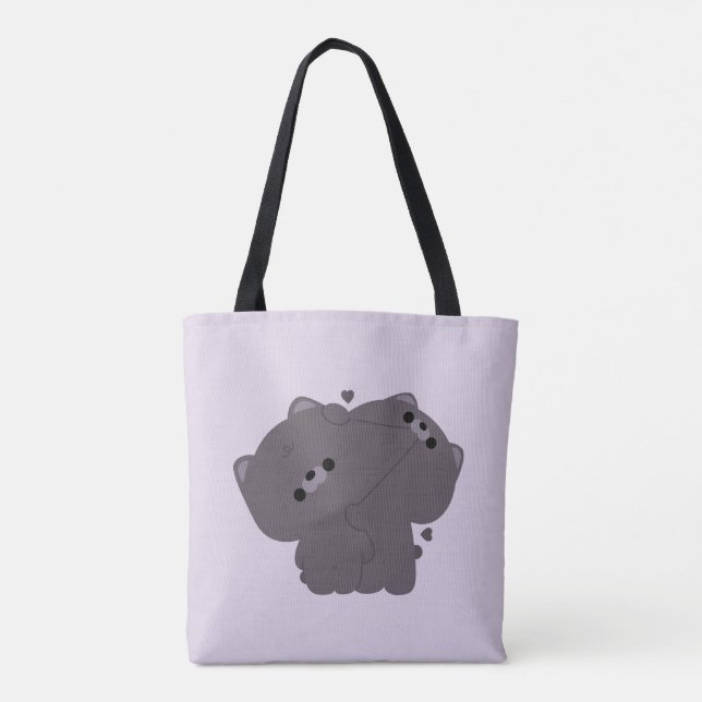 Tote Bag British Shorthair Cat Couple (Dos)