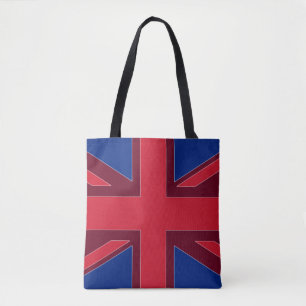 Tote Bag British Union Jack Modifié géométrique