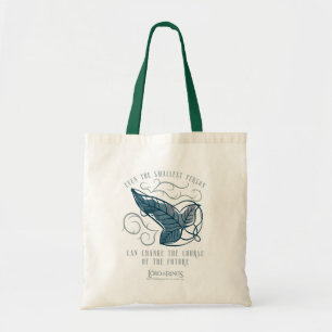 Tote Bag Broche elfique de la Communauté Citation Graphique