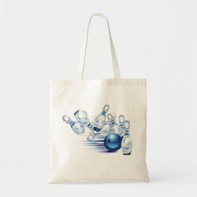 Tote Bag Broches de quilles et boule (Devant)