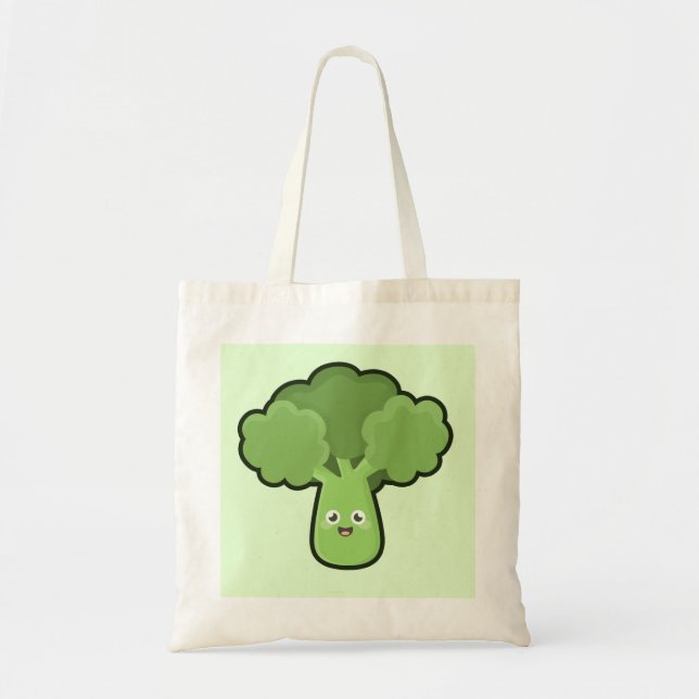 Tote Bag Brocoli de Kawaii (Devant)