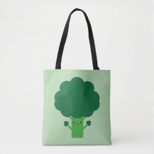 Tote Bag Brocoli Kawaii