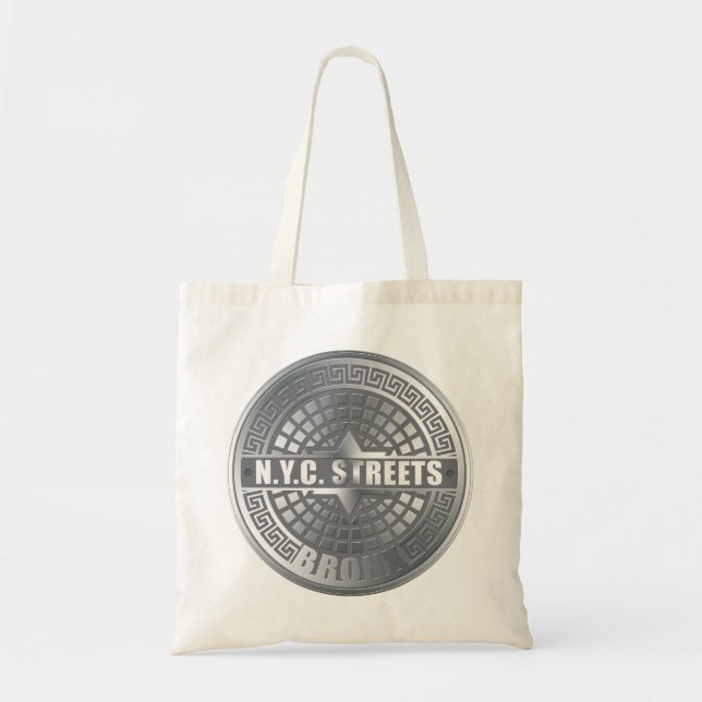 Tote Bag Bronx de couverture de trou (Devant)