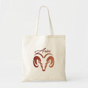 Tote Bag Bronze Aries the Ram Zodiac