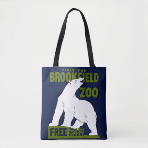Tote Bag Brookfield Zoo, Programme d'art fédéral Poster 193