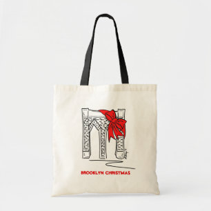 Tote Bag Brooklyn Bridge Noël New York