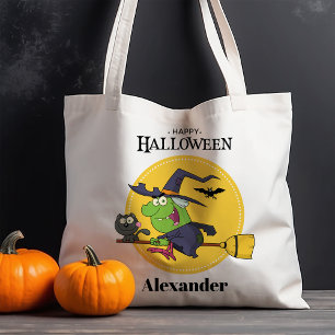 Tote Bag Broomstick Sorcière Volant Halloween personnalisé