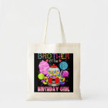 Tote Bag Brother Of The Birthday Girl Candyland Candy Birth<br><div class="desc">Frère De L'Anniversaire Fille Candyland Candy Fête Anniversaire</div>