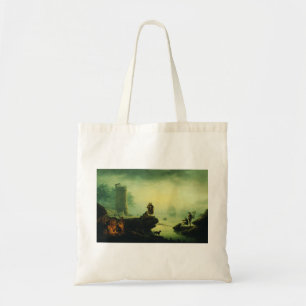 Tote Bag Brouillard du matin en mer par Joseph Vernet
