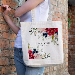 Tote Bag Broussaud rouge Broussailleux Bleu Fête des mari