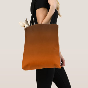 Tote Bag Brown à orange