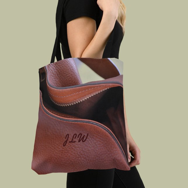 Tote Bag Brown faux cuir personnalisé (Créateur téléchargé)