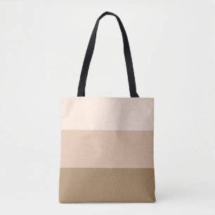 Tote Bag Brown Ombre strié