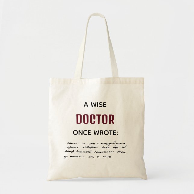 Tote Bag Brown Un Médecin Sage Écrit Une Fantastique Nouvea (Devant)
