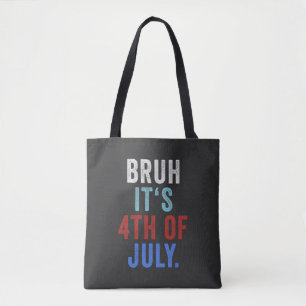 Tote Bag Bruh Son 4 juillet Fête de l'Indépendance Rétro Am