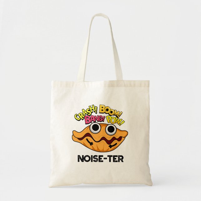 Tote Bag Bruit-ter Funny Bruyant Oyster Pun (Devant)