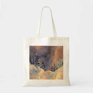 Tote Bag Brume sur la crête 2009 de neige