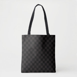 Tote Bag Brun/noir de luxe Checkered