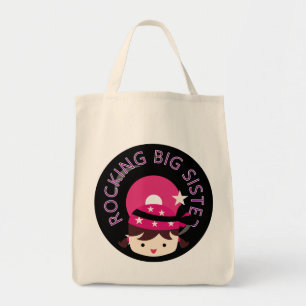 Tote Bag Brunette Rocking Big Sister