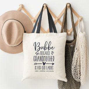 Tote Bag Bubbe Grand-mère est pour les vieilles dames
