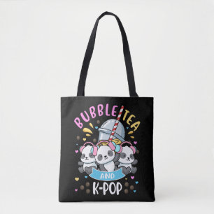 Tote Bag Bubble Tea K-Pop Cadeaux filles Boba Tea Cadeau Co