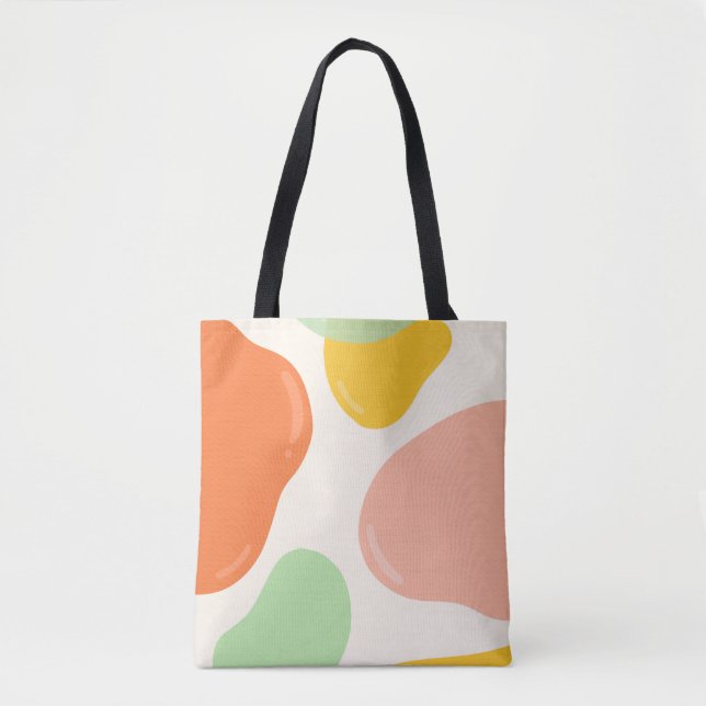 Tote Bag Bubbles Pastel (Devant)