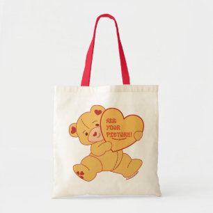 Tote Bag Bubbly mignonne Ours couleur rouge