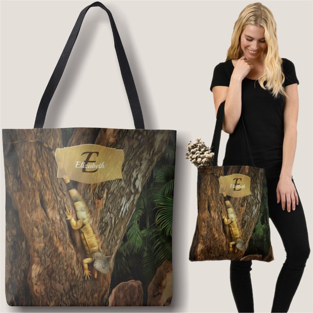 Tote Bag Bucerias Iguane 1069 (Créateur téléchargé)